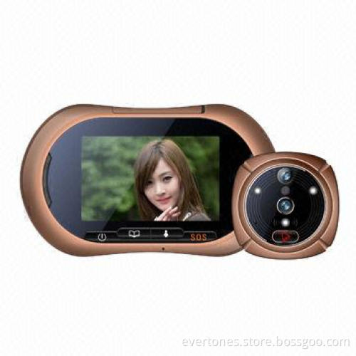 3.7-inch TFT LCD Digital Peephole Viewer with Motion Detection, Night Vision and MMS Function
